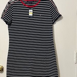 Tommy Hilfiger Black Striped Dress